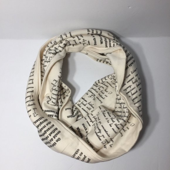 unknown Accessories - Captain Wentworth's Letter Infinity Scarf